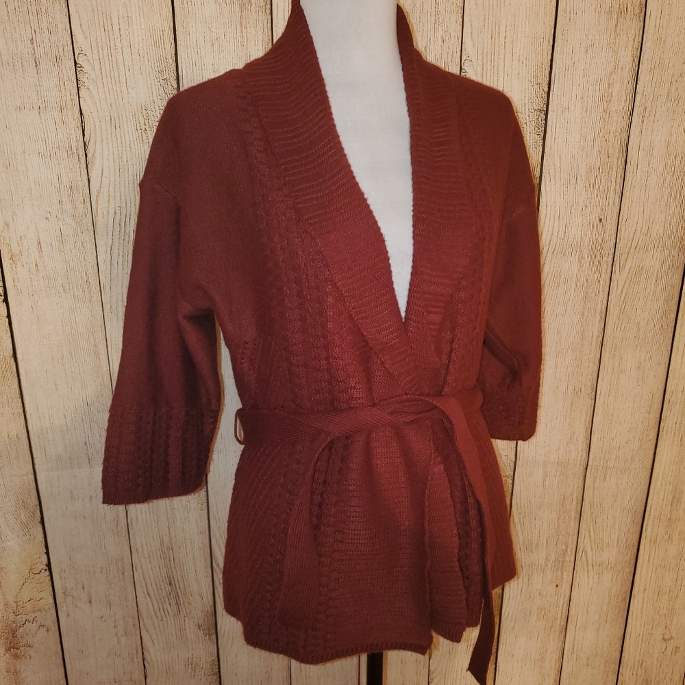 Burgundy sweater